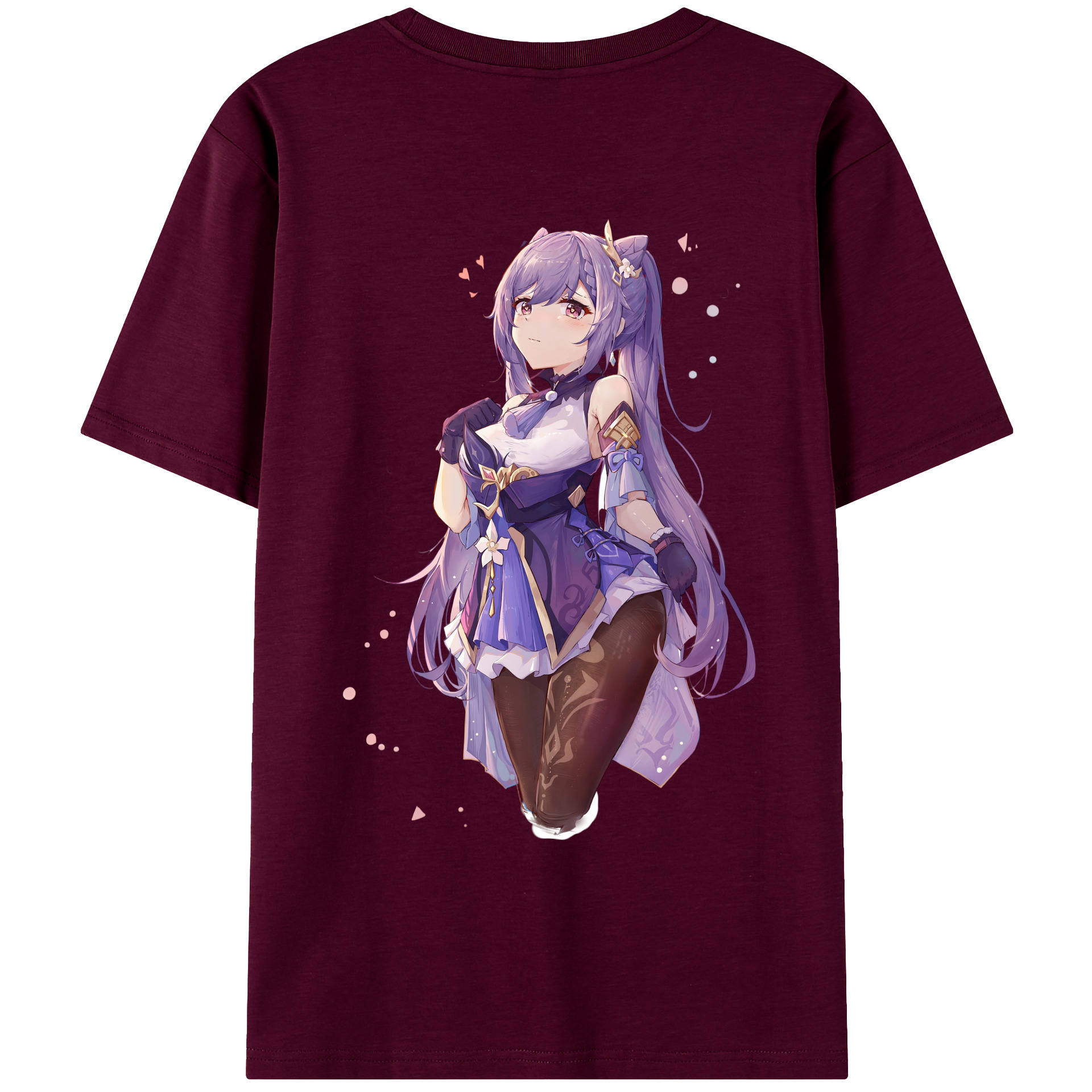 げんし神 刻晴 こくせい genshin Kokusei レディース半袖Tシャツ(バックプリント)